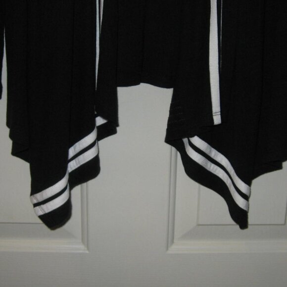 INC Internation Concepts Open Front Cardigan Black & White Sz XL - Picture 9 of 10